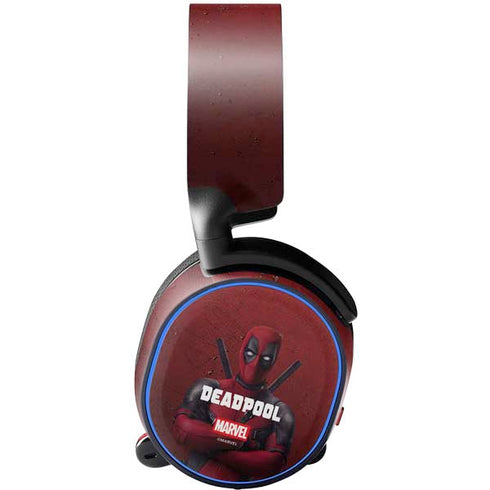 Marvel Deadpool Legacy Deadpool Red Poster SteelSeries Arctis 3 Skin